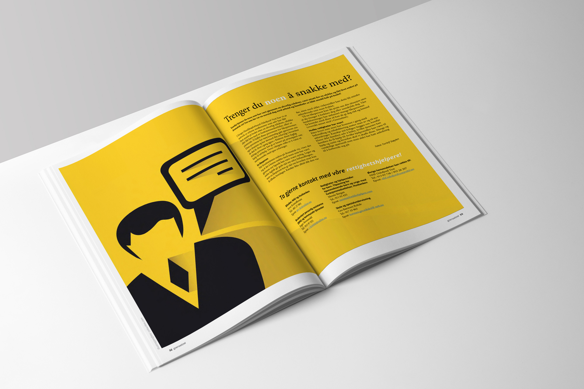 Magazine layout