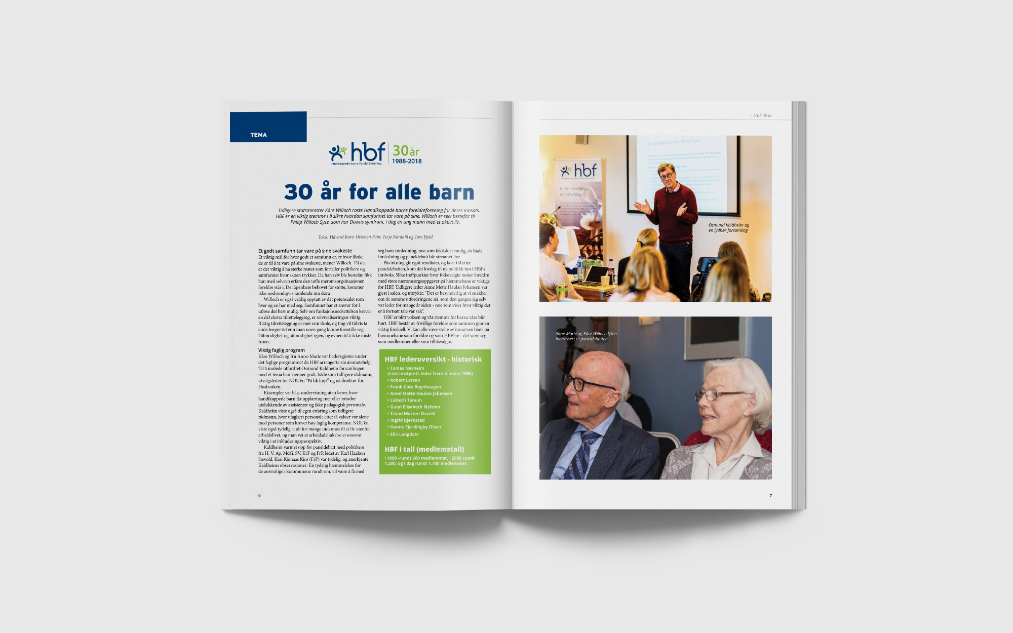 Magazine layout