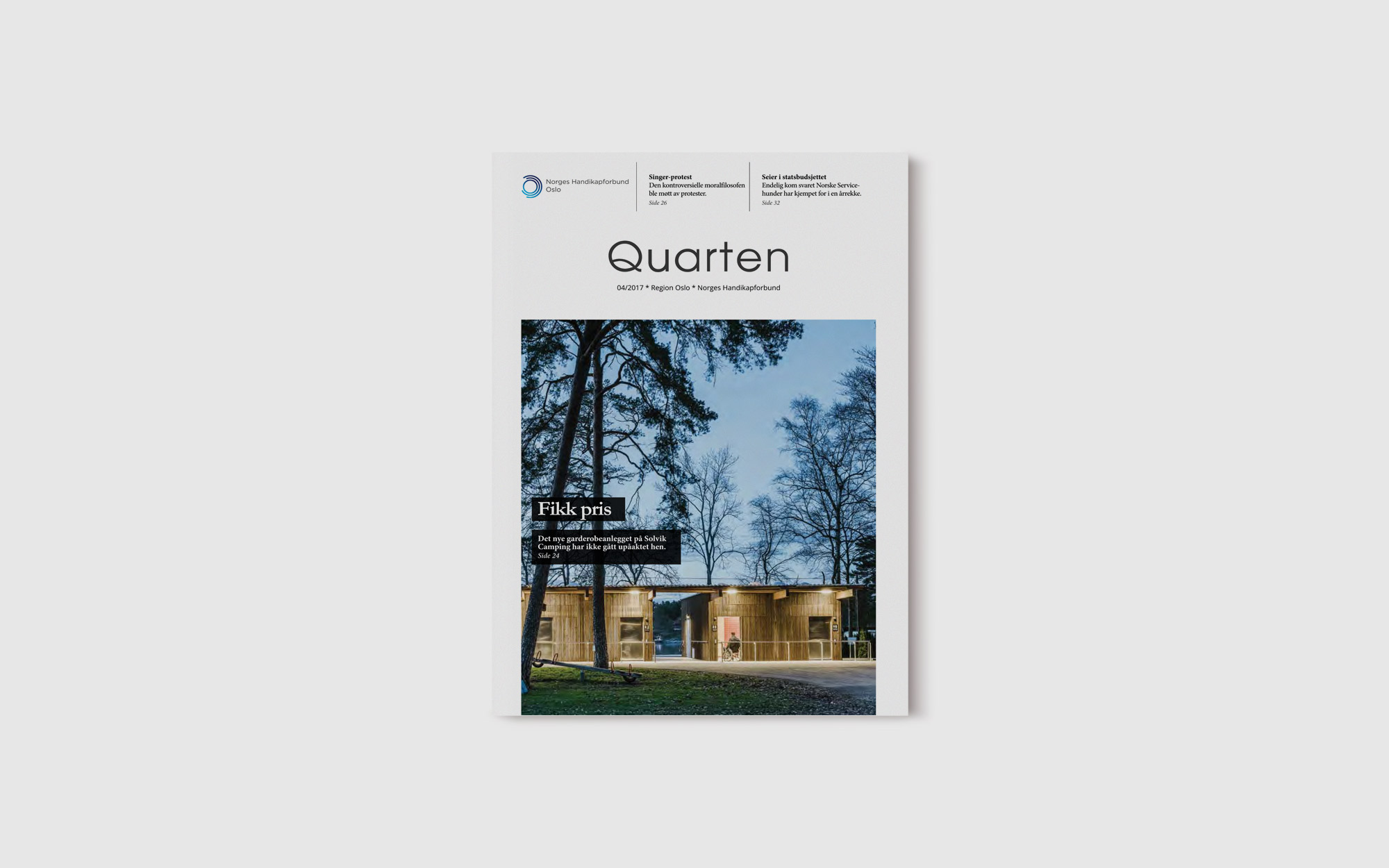 Magazine cover layout
