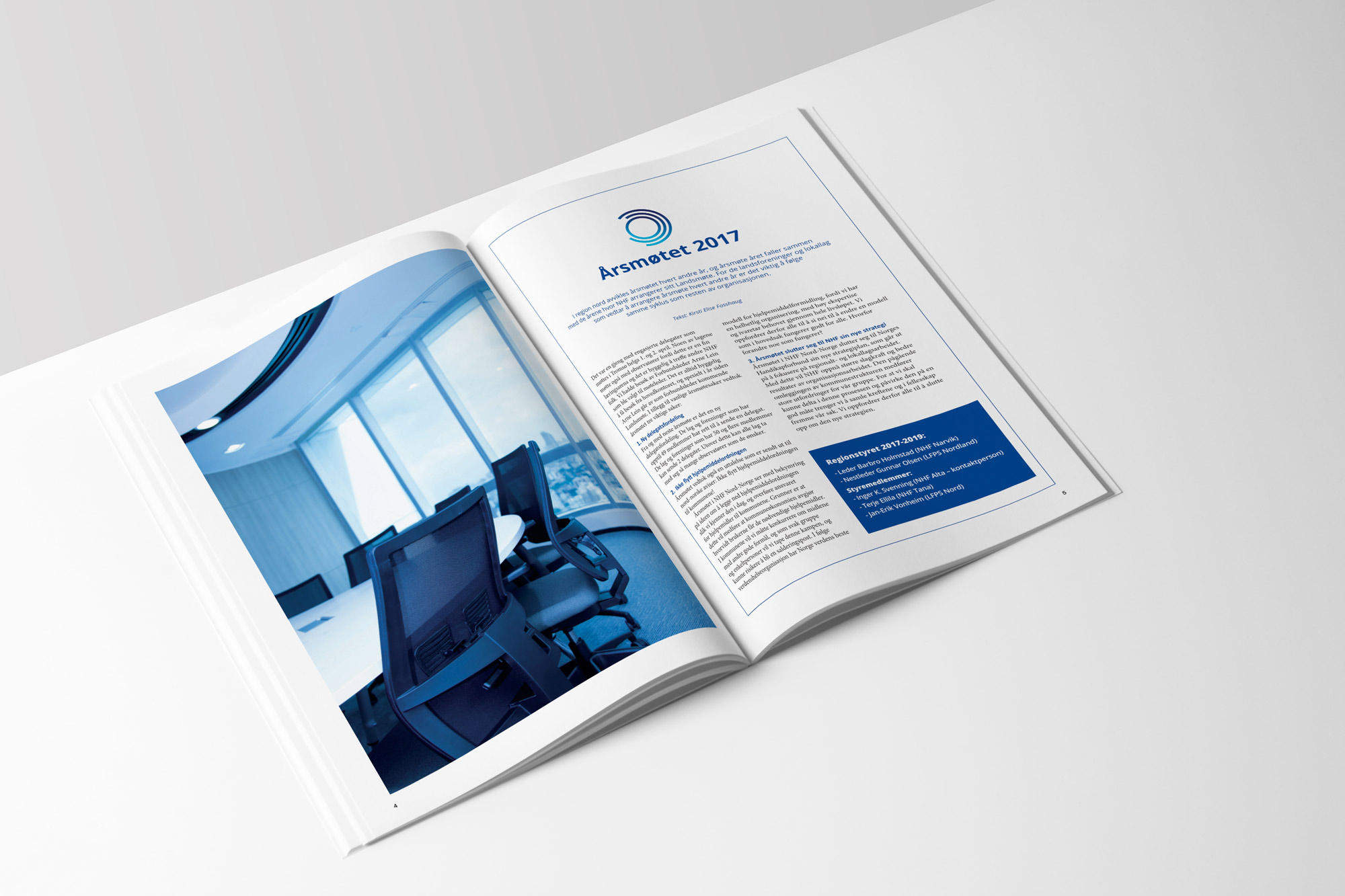 Magazine layout
