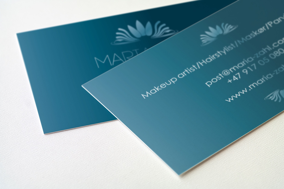 Business card - client Maria Zahl